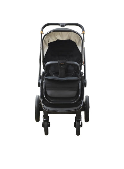 Chelino Bella Stroller Shiny Black/rose